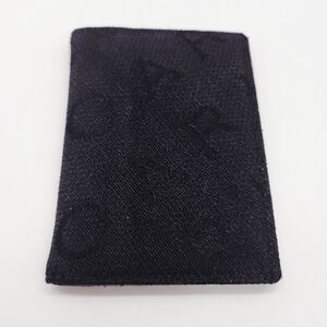 BVLGARI Logomania Canvas Leather Compact Bifold Wallet Cardholder